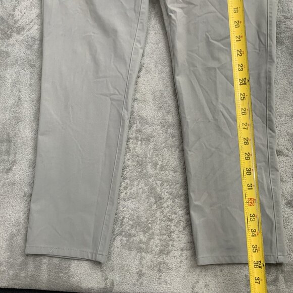 Vuori Meta Pants Mens 32x27 Gray Performance Golf Zip Pocket Stretch Slim Casual - Picture 5 of 16